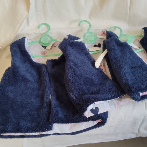 Gilet de berget bleu marine