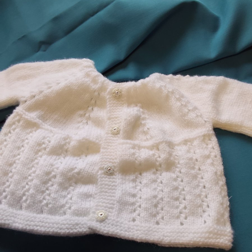 Gilet bébé blanc