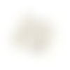 20 coupelles de perles  - calottes - 10mm - fleur ronde filigrane - argenté (cpff10a)