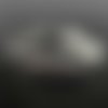 10 fermoirs-griffe -  attaches ruban - pinces - mâchoires - 25 x 8 mm - argenté (fg25a)