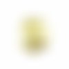 100 coupelles de perles - calottes - 6mm - fleur ronde - doré (cpfr06d)