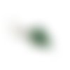 1 pendule / pendentif en aventurine verte - cône à 6 facettes (pp-avv04)
