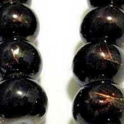 10 perles en verre filé - 6 mm - brun chocolat - drawbench - (pfd06bf)