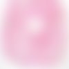 10 perles en verre craquelé - 10 mm - bicolores - rose / transparent - perles craquelées - rondes (pcv10broc)