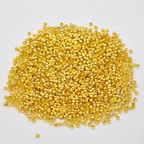 100 perles à écraser - 1.5 mm - doré - perles de serrage - à sertir (pae1.5d)