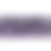 10 perles améthyste chevron - 4 mm - violet / lavande - pierres gemmes - quartz violet - rondes (amp04-2)