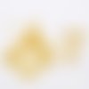 50 tiges à oeil - 24 mm - doré -tiges à tête ronde - clous-tiges (cttr24d)