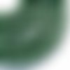 50 perles nacrées en verre - 3 mm - vert foncé (pnv03vf)