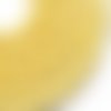 50 perles nacrées en verre - 4 mm - jaune pâle (pnv04jp)