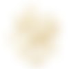 50 pitons à vis - 8 x 4 mm - doré - vis à oeil - bélières - tiges à vis - crochets à visser - idéal pour fimo (belv08d)