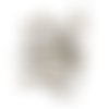 20 pitons à vis - 10 x 5 mm - bronzé ancien - vis à oeil - bélières - tiges à vis - crochets à visser - idéal pour fimo (belv10ba))
