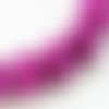 30 perles nacrées en verre - 6 mm - violet pourpre - prune (pnv06pp)