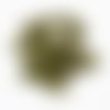 100 tiges à oeil - 28 mm - bronzé ancien - tiges à tête ronde - clous-tiges (cttr28ba)