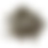 100 anneaux simples ouverts - 4 mm - bronzé ancien - anneaux de jonction - ronds (aro04ba)