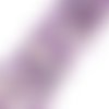 20 perles chips améthyste - 5 - 8 mm - couleur lavande / mauve / violet - pierres gemmes - quartz violet (amch-2)