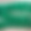10 perles en verre craquelé - 6 mm - vert de mer - turquoise - perles craquelées - rondes (pcv06vdm)