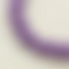 10 perles nacrées en verre - 8 mm - violet améthyste (pnv08am)