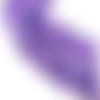 10 perles en verre craquelé - 8 mm - couleur violet lavande - perles craquelées - rondes (pcv08l)
