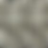 Coupon tissu de noël en 100% coton - 50 x 45 cm - motif "flocons de neige" - gris argenté / noir / or (tncg1)