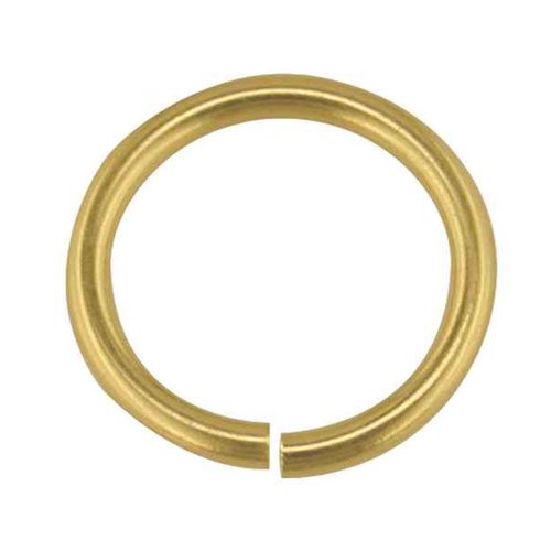 20 anneaux simples ouverts -12 mm - doré - anneaux de jonction - ronds (aro12d)