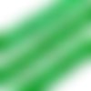 20 perles en verre craquelé - 8 mm - vert mousse - perles craquelées - rondes (pcv08vm)