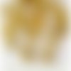 20 coupelles de perles  - 6 mm - doré - calottes - tulipe filigrane (cptf06d)
