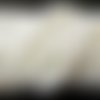 20 perles nacrées en verre - 3 mm - blanc (pnv03b)