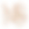 100 anneaux simples ouverts - 7 mm - doré rose - anneaux de jonction - rond  (aro07dr)