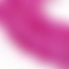 10 perles en verre craquelé - 4 mm - fuchsia - rose - perles craquelées - rondes (pcv04f)