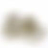 100 anneaux simples ouverts - 9 mm - couleur bronze ancien - anneaux de jonction - ronds  (aro09ba)