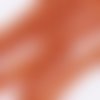 10 perles en verre craquelé - 4 mm - couleur orange corail - perles craquelées - rondes (pcv04o)