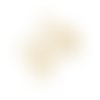 50 anneaux simples ouverts - 10 mm - doré - anneaux de jonction - ronds (aro10d)