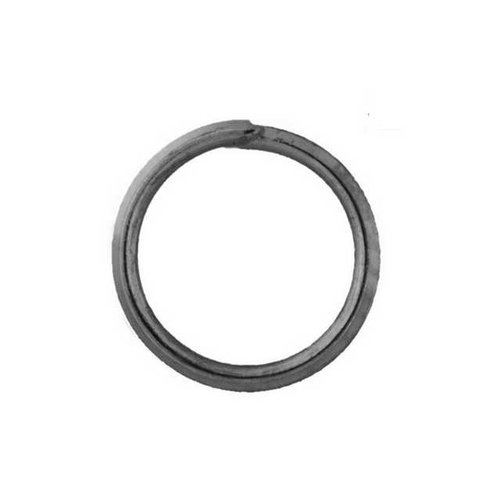 10 anneaux simples ouverts - 16 mm - gunmetal - noir anthracite - anneaux de jonction - ronds (aro16gm)