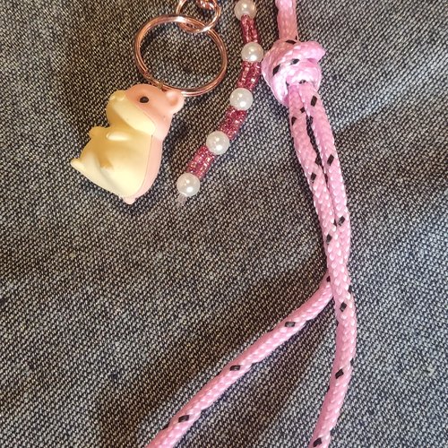 Grigri, porte-clé coeur , déco sac