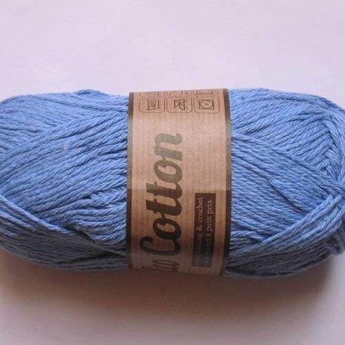 200 gr eco cotton bleu jean 011 lammy yarns