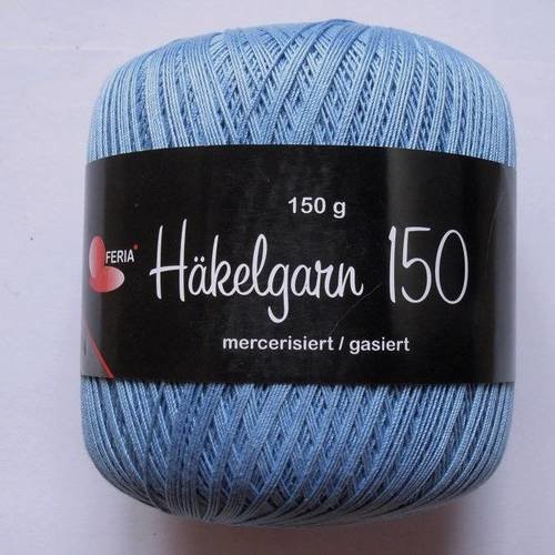150 gr coton à crocheter häkelgarn 835 bleu