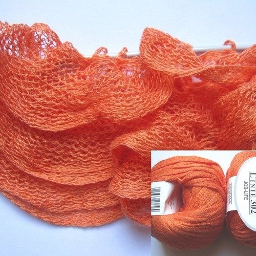 100 gr coton job-life orange 009 online linie 302