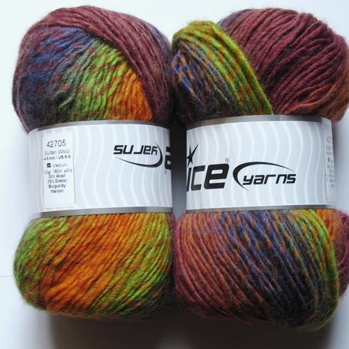 200 gr  laine fantaisie sultan  wool 42705