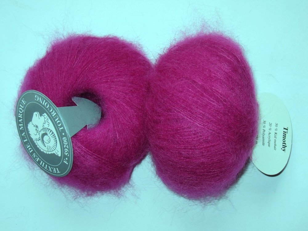 Pelote Campolmi 50% laine et 50% mohair, aiguilles n° 6