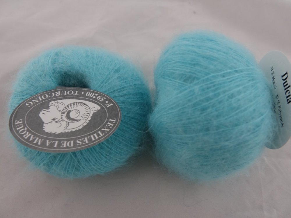 Pelote Mérinos : Bleu Turquoise – La laine vagabonde