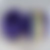 1 pelote 150 gr coton pour macramé ou tricot-crochet violet 21