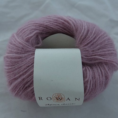 3 pelotes de 25 gr alpaca classic   rose 129 rowan