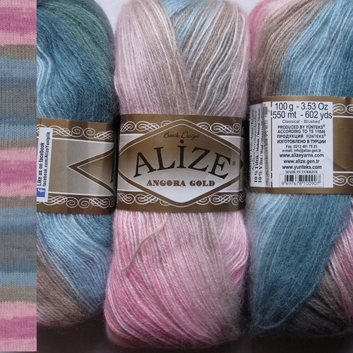 2 grosses pelotes  angora gold 2970 alize