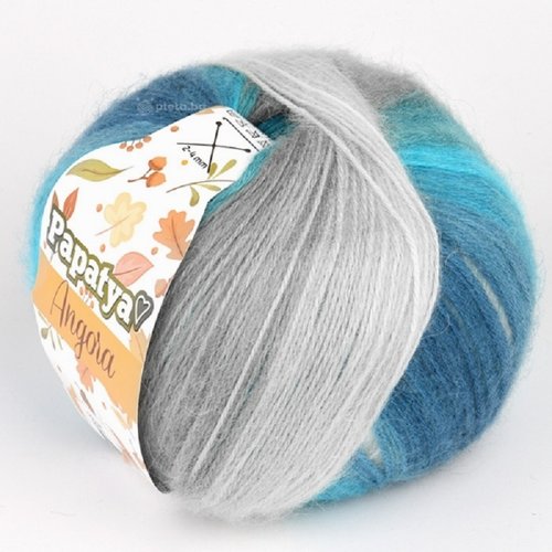 2 grosses pelotes  angora 83 papatya