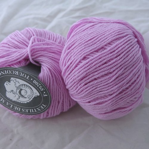 5 pelotes  pure laine mérinos kashwool rose 809