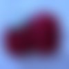5 pelotes laine  lana rouge cerise 142 textiles de la marque