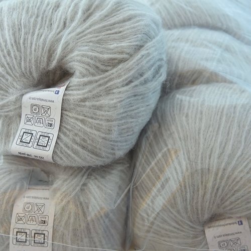 5 pelotes alaska gris perle 231-21 de la marque rozetti