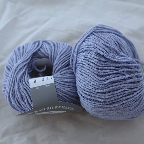 Mérinos 5 pelotes fifty bleu 170  textiles de la marque