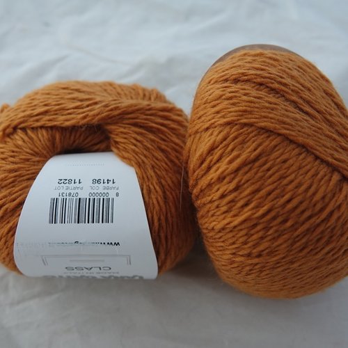 5 pelotes laine mérinos et angora class cuivre 14198 lana gatto