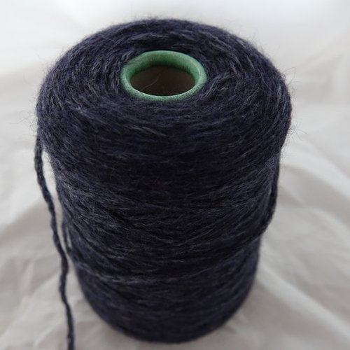 1 cône chaînette 410 gr marine  65% alpaga ml1408-3